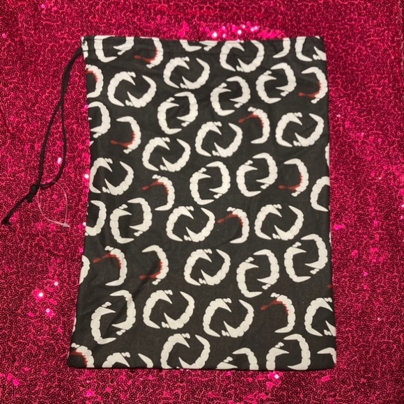 Vampire Fangs Bite Death Kiss Stripper Money Bag Dancewear Club Rave goth emo - Picture 3 of 14